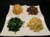 Namul (Korean seasoned vegetables or wild greens)