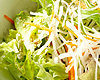 Daikon radish and mizuna salad Daikon radish and mizuna salad