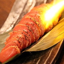 Marinated cod roe