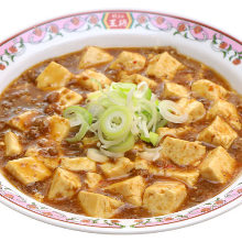 Spicy tofu and ground meat