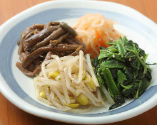 Namul (Korean seasoned vegetables or wild greens)