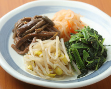 Namul (Korean seasoned vegetables or wild greens)