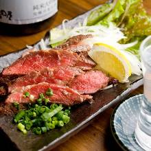Charcoal grilled beef steak Charcoal grilled beef steak