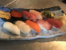 Assorted nigiri sushi, 10 kinds