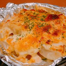 Seafood gratin