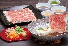 Wagyu beef shabu-shabu