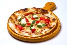 Mozzarella cheese pizza