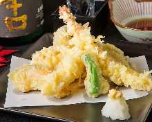 Assorted tempura