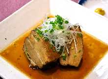 Simmered pork belly