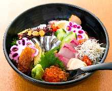 "Kagoshima" Seafood rice bowl