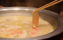 Chicken shabu-shabu