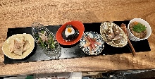 Assorted Kyoto home-recipe dishes of the day