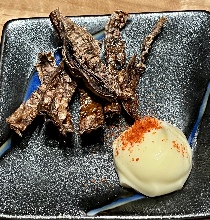 Seared dried-squid