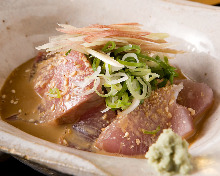 "Goma-saba" sesame-flavored mackerel (regional dish)