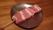 Pork rib skewer