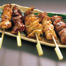 Assorted grilled skewers, 5 kinds