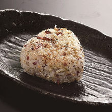 Grilled rice ball