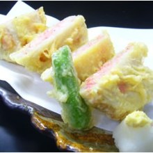 Deep-fried stuffed lotus root