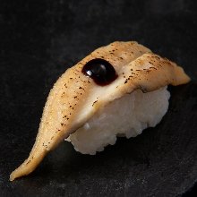 Seared conger eel