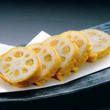 Lotus root tempura