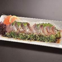 Amberjack sashimi