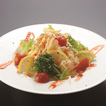 Stir-fried shrimp with mayonnaise