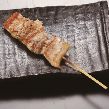 Pork rib skewer