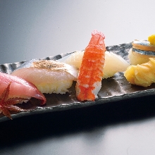 Assorted nigiri sushi, 5 kinds