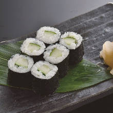 Cucumber sushi rolls