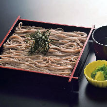 Chilled buckwheat noodles without broth