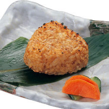 Grilled rice ball