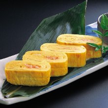 Omelet of spicy cod roe