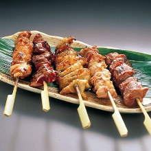 Assorted grilled skewers, 5 kinds