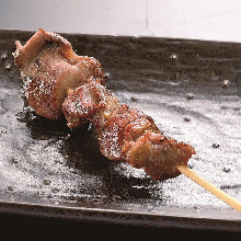 Grilled gizzard skewer