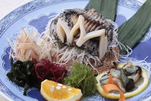 Abalone sashimi