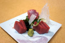 Bluefin tuna sashimi