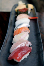 Assorted nigiri sushi, 10 kinds