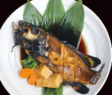 Simmered or salted and grilled fish