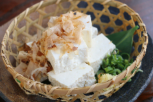 Chilled Okinawan tofu