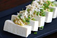 Chilled Okinawan tofu