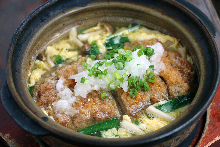 Simmered pork cutlet