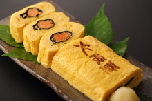 Omelet of spicy cod roe