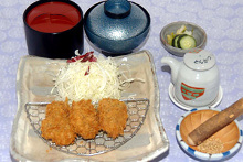 Fillet cutlet set meal