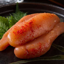 Marinated cod roe