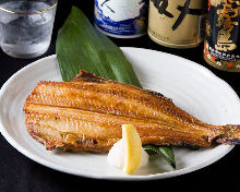 Grilled atka mackerel