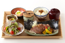 Wagyu beef steak set