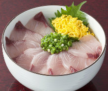 Yellowtail rice bowl