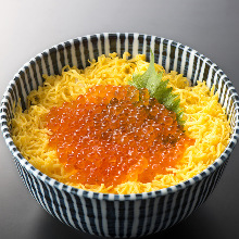 Salmon roe rice bowl