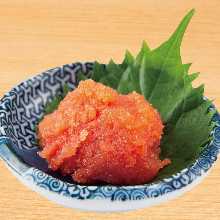 Marinated cod roe