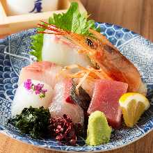 Assorted sashimi, 6 kinds